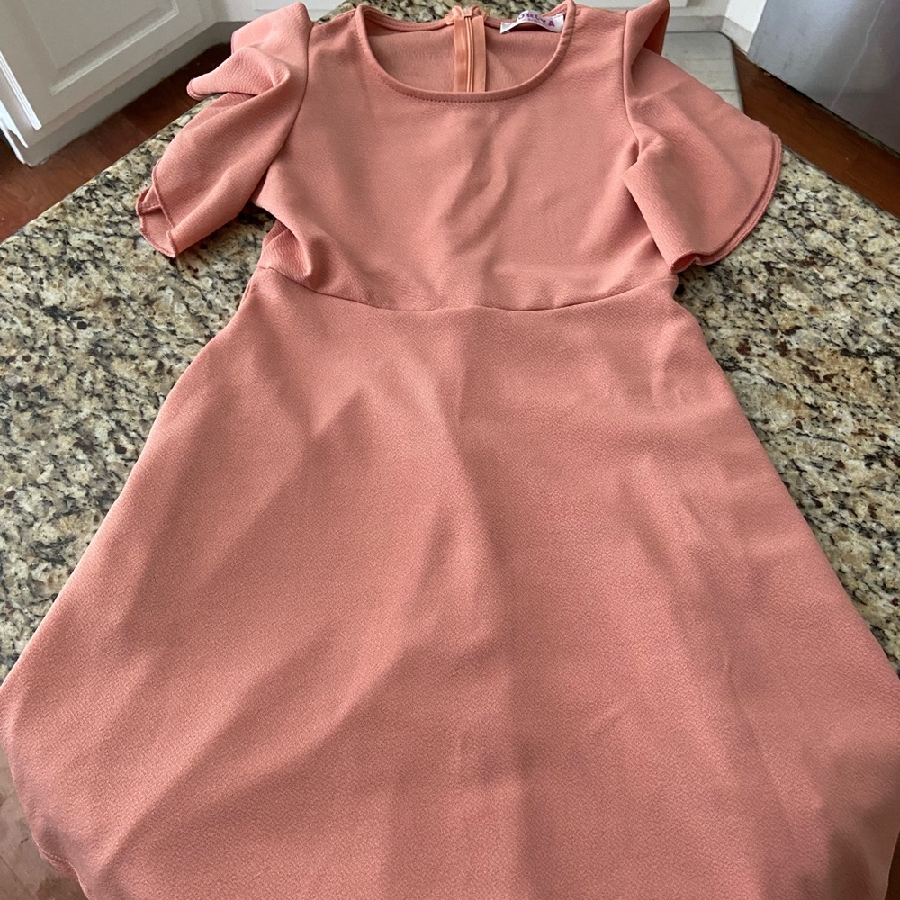 Gorlya Girls Pink Dress - Size 9-10 years